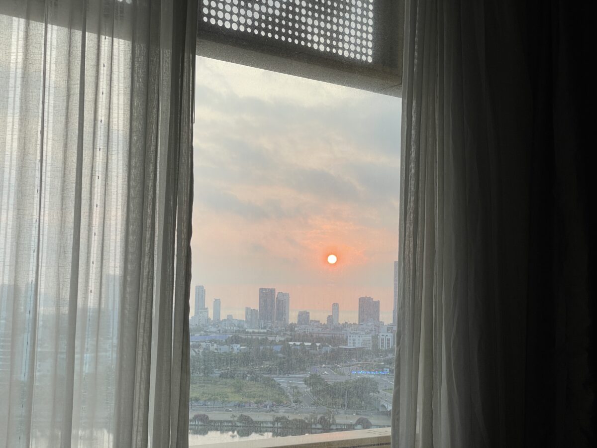 寝ぼけ眼に素晴らしい朝日