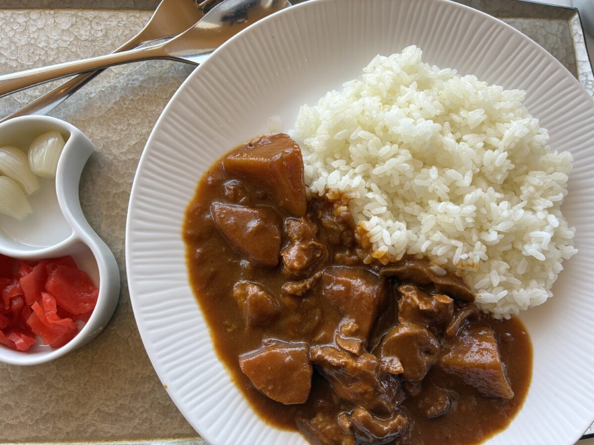 ANAのカレーが美味しいのですよ